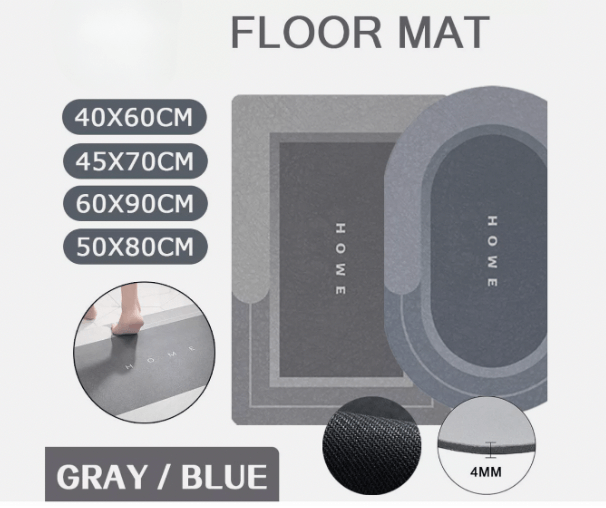 Rapid Dry Bathmat – Absorb Water Fast, Keep Floors Safe