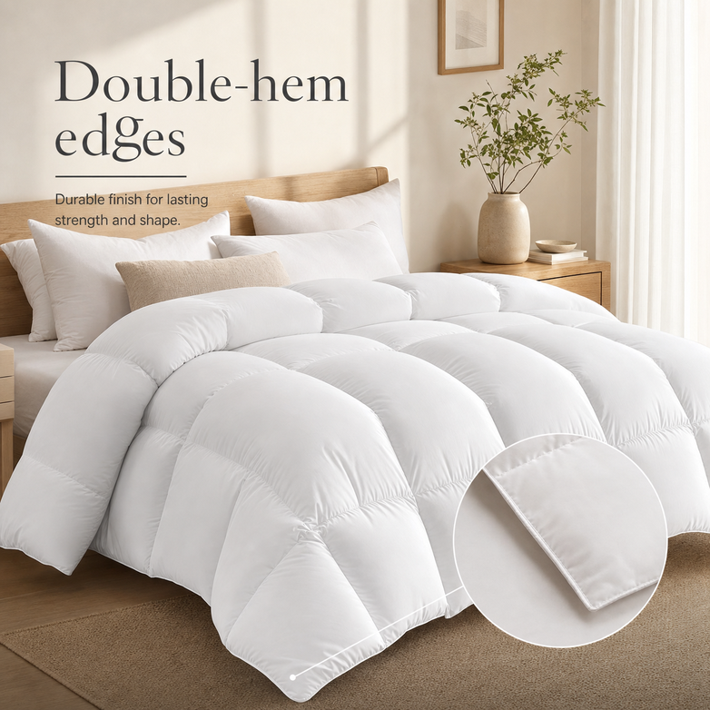 Goose Down Quilt - Trap Natural Warmth, Sleep Under Cloud-Like Comfort