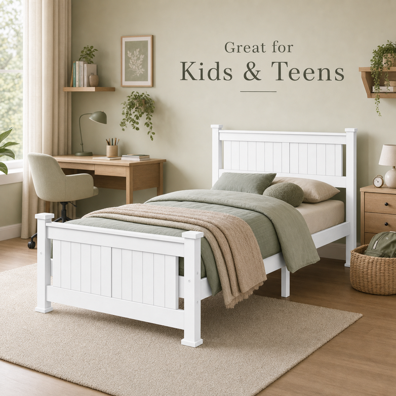 Timber Bed Base - Create Natural Warmth, Support Your Mattress Strength