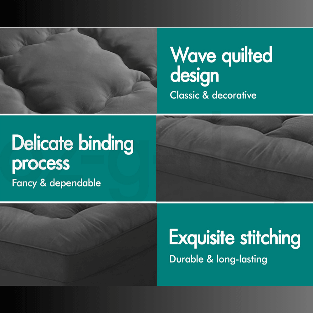 Bamboo Mattress Topper - Sleep Cooler, Wake Up Pain-Free