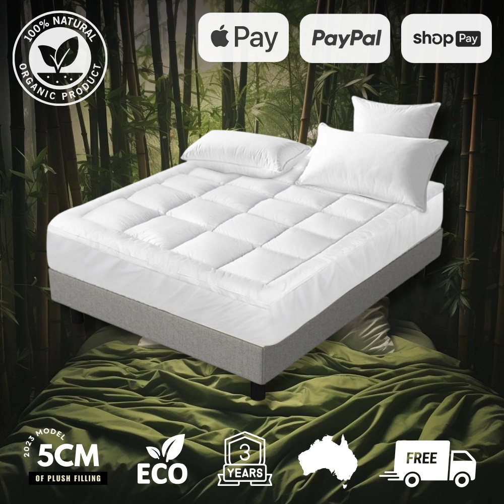 Adorearth™ | Organic Bamboo Mattress Topper