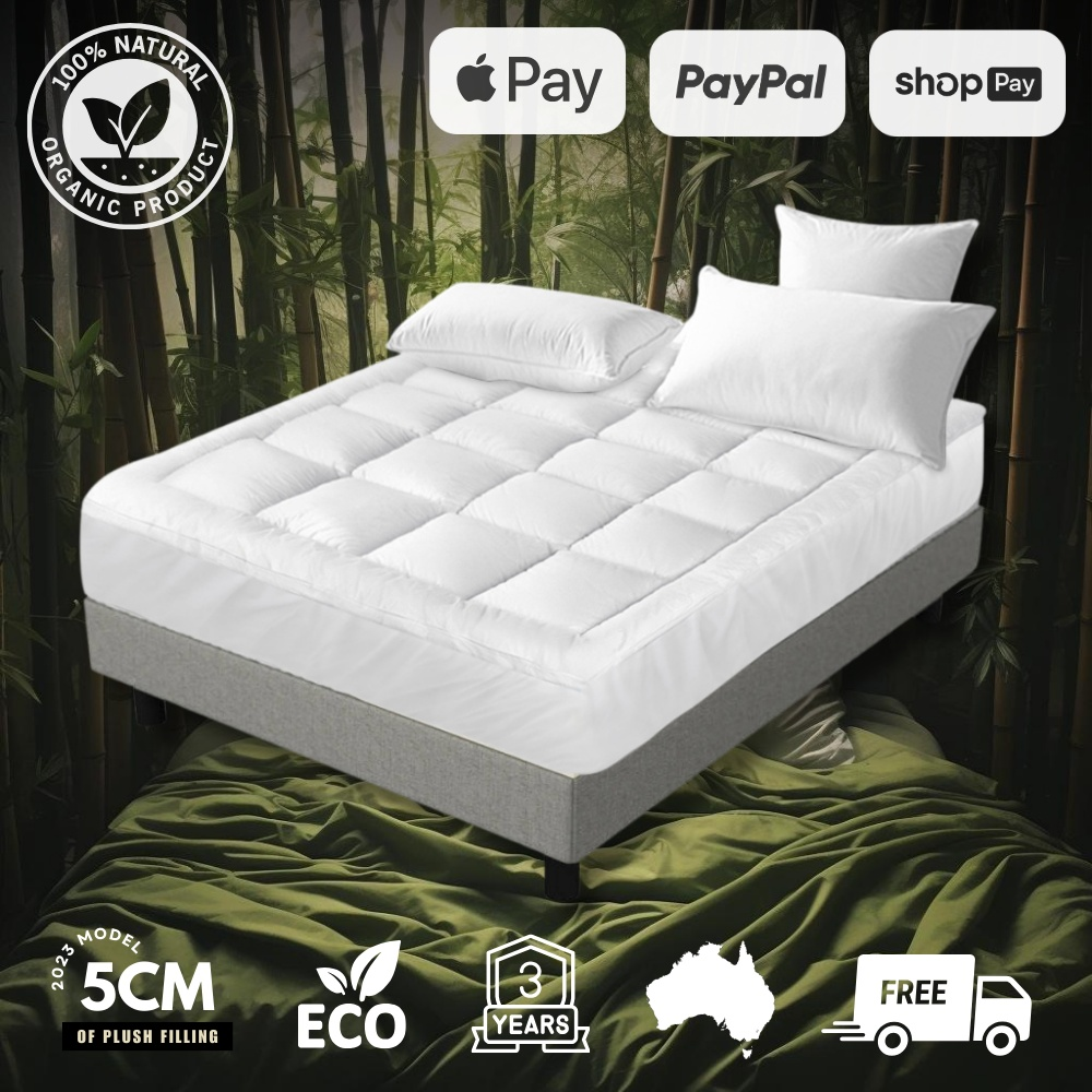 Adorearth™ | Organic Bamboo Mattress Topper