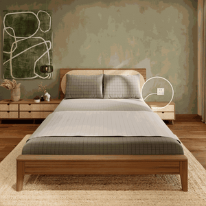 Grounding sheet on bed for earthing sleep benefits improved rest and reduced inflammation