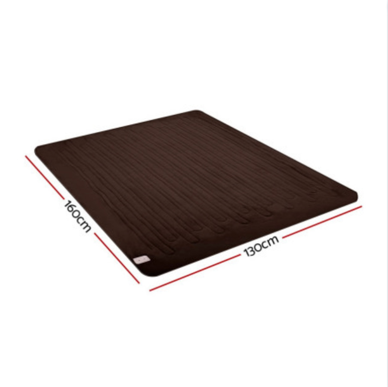 Adorearth™ Electric Throw Rug - 130x160cm, dark brown heated throw for ultimate warmth and comfort.