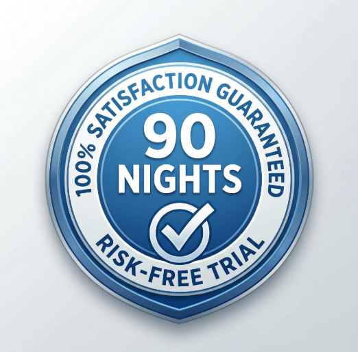 Terra Wellness 90-Night Risk-Free Guarantee badge icon