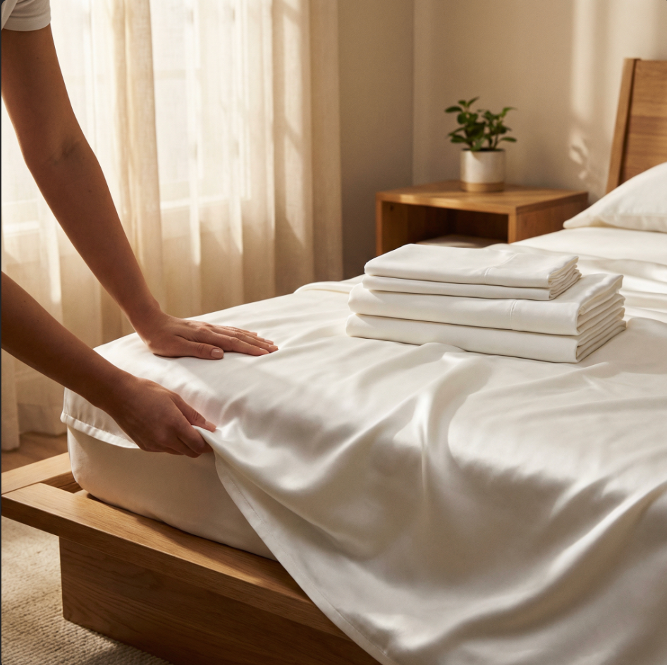 Close-up view of ergonomic contour and cooling airflow channels of Terra Wellness memory foam pillow
