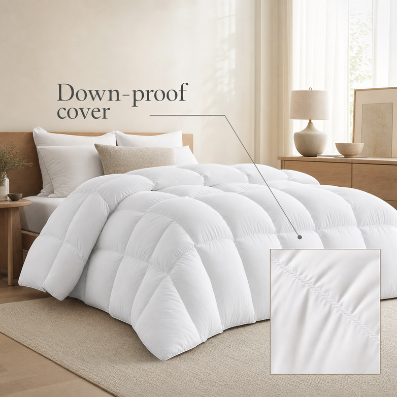 Goose Down Quilt - Trap Natural Warmth, Sleep Under Cloud-Like Comfort