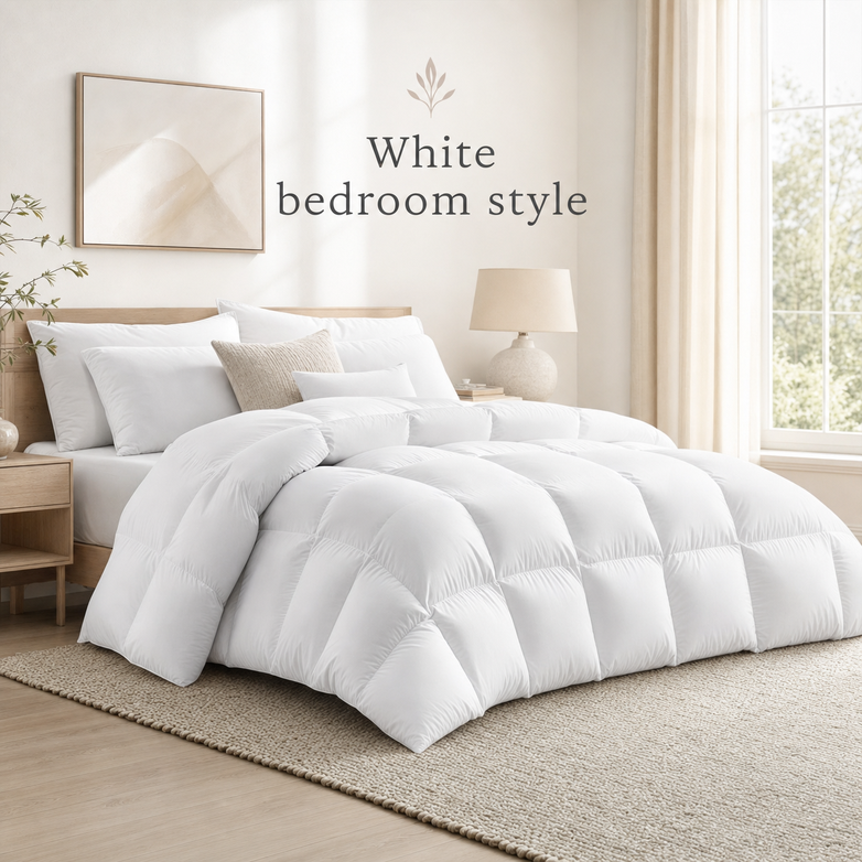 Goose Down Quilt - Trap Natural Warmth, Sleep Under Cloud-Like Comfort