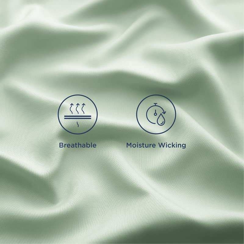 Adorearth Bamboo Sheets - Green, King Queen Double Single