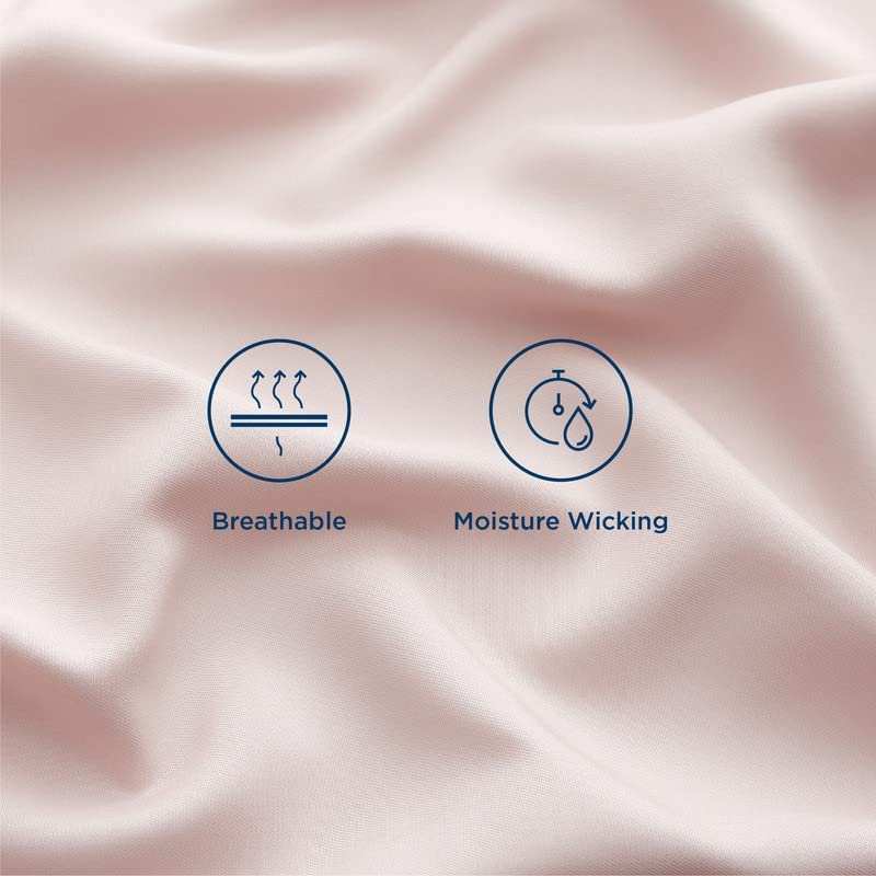 Adorearth Bamboo Sheets - Pink, King Queen Double Single